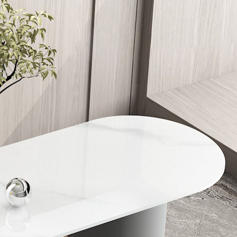 Modern 1/2/5 Pieces Sintered Stone Pub Table Set Fixed Table Counter Table