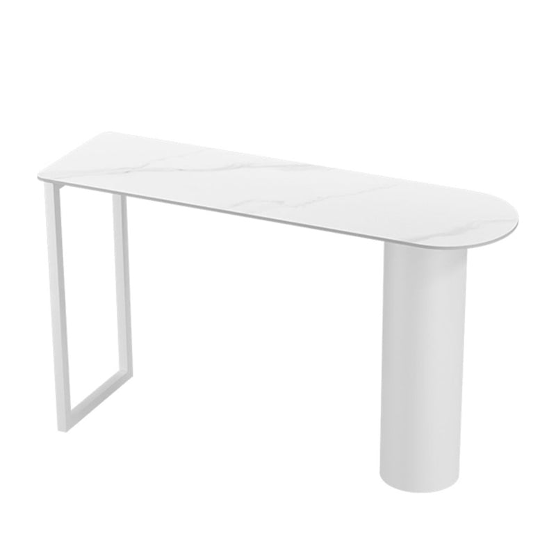 Modern 1/2/5 Pieces Sintered Stone Pub Table Set Fixed Table Counter Table