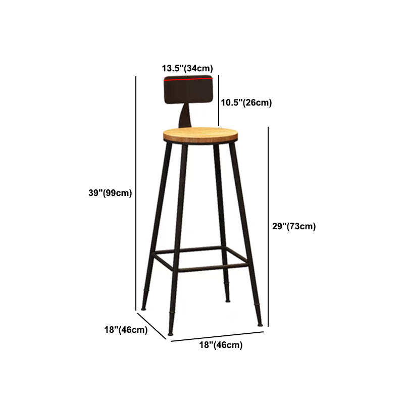 1/5 Pieces Industrial Rectangular Pub Table Set Wooden Counter Table with Armless Stools