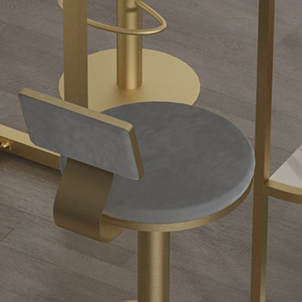 Irregular Shape Marble Pub Dining Set, 1/3/5 Pieces Luxury Counter Table with High Stools