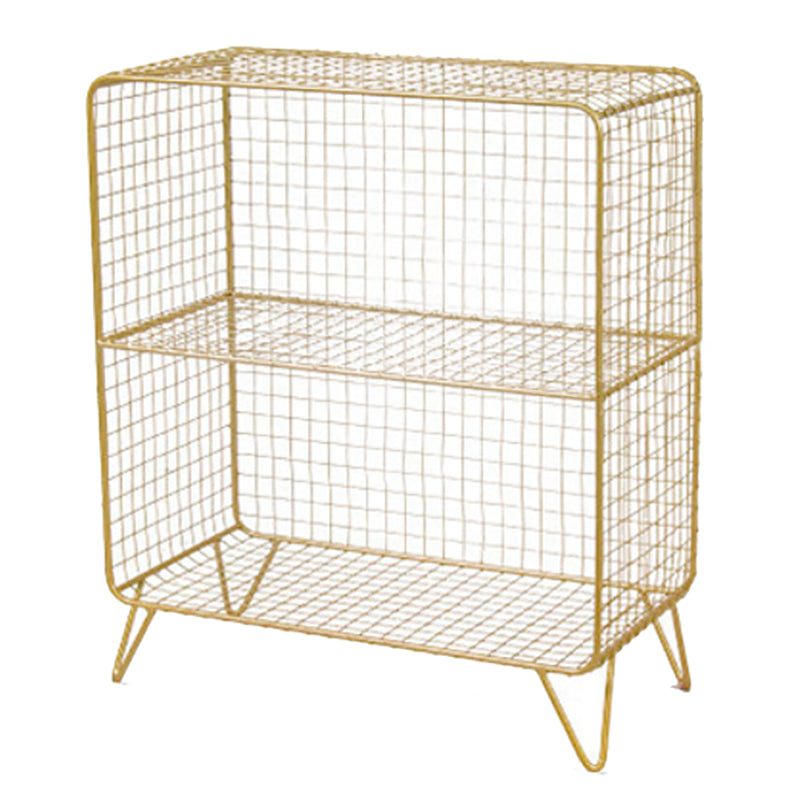 Modern Standard Bookcase Home Office Metal Bookshelf with Shelves