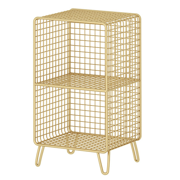 Modern Style Bookshelf Closed Back Metal Standard Bookcase for Home