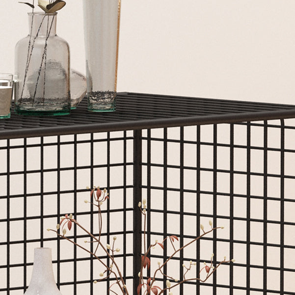 Modern Style Bookshelf Closed Back Metal Standard Bookcase for Home