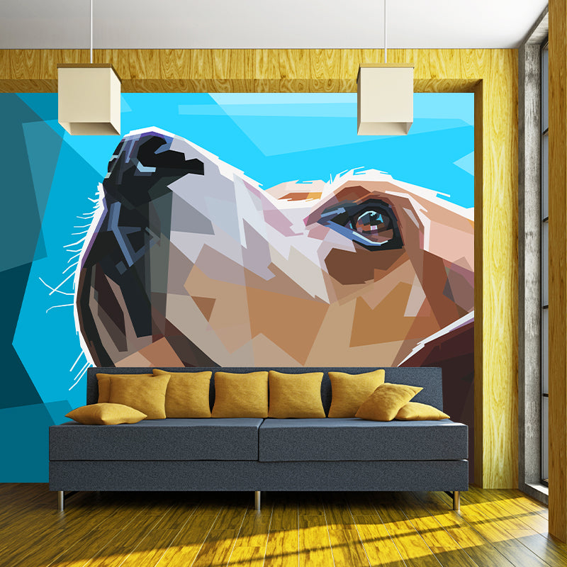 Photography 3D Geometry Decorative Mural Wallpaper Living Room Wallpaper