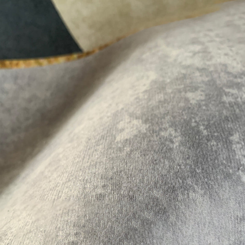 Gray Modern Carpet Polyester Line Carpet Non-Slip Backing Carpet for Home Decor