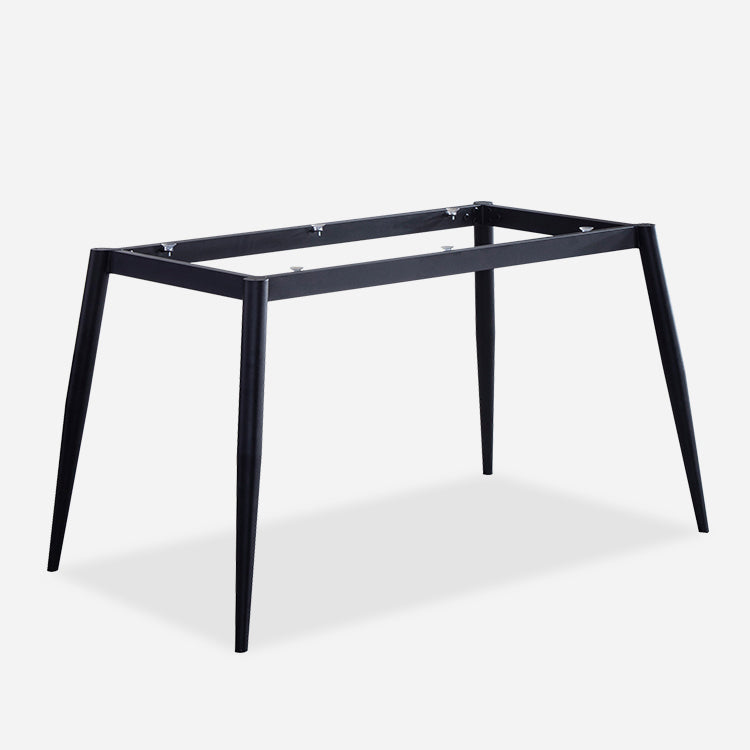 Rectangle 4 Legs Industrial Dining Table Fixed Table of Sintered Stone
