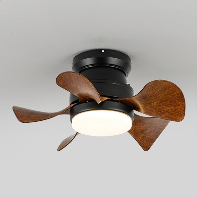 1 Light Ceiling Fan Lighting Modern Style Metal Ceiling Fan Lighting for Bedroom
