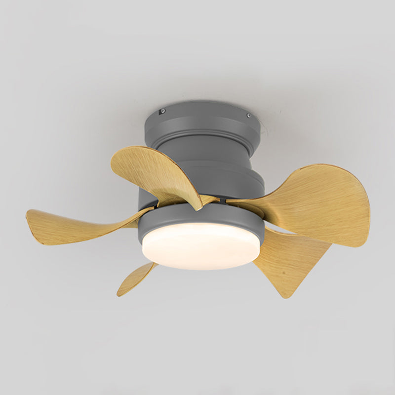 1 Light Ceiling Fan Lighting Modern Style Metal Ceiling Fan Lighting for Bedroom