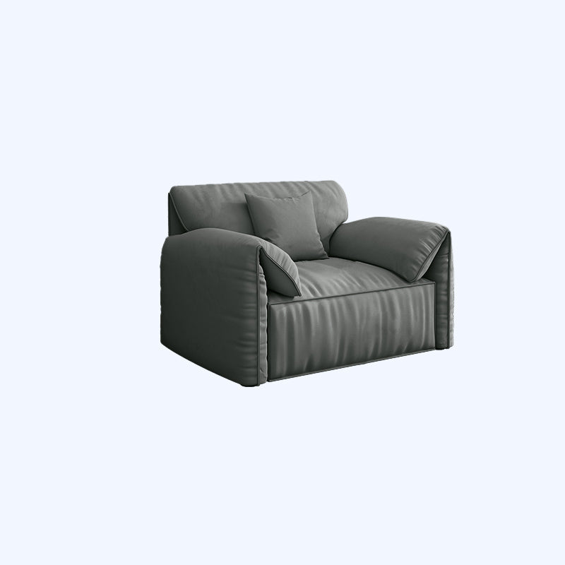Velvet Sofa 37.40" D x 31.49" H Pillow Top Arm Sofa for Living Room