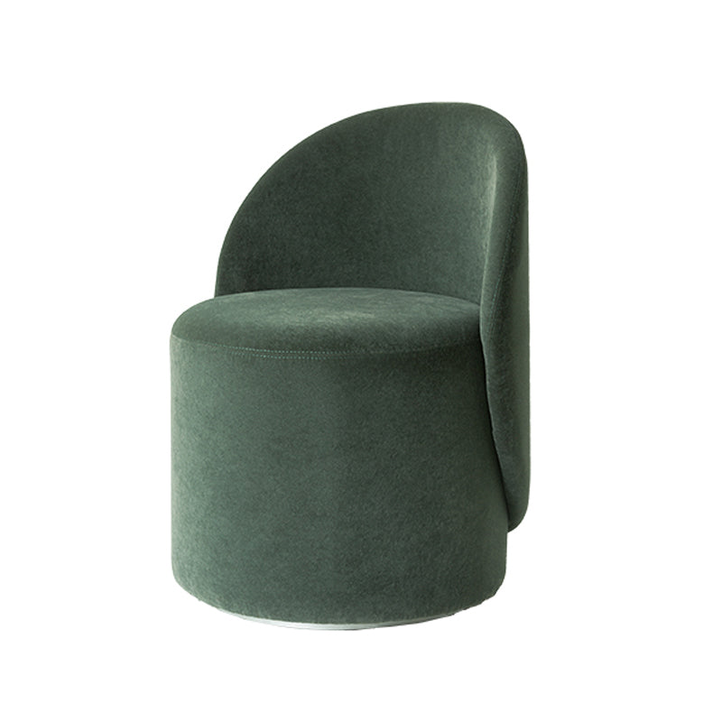 Nordic Fabric/ Leather Tight Back Chair Solid Color Accent Chair