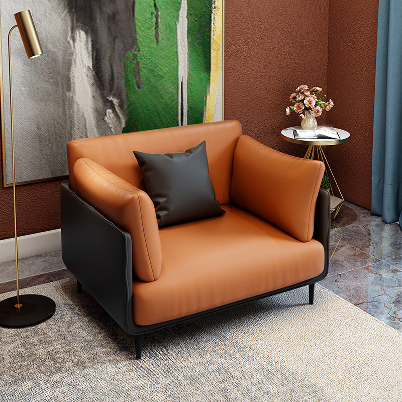 Faux Leather Chair 39.3" L x33.4"W x33.4"H Arms Included Chair