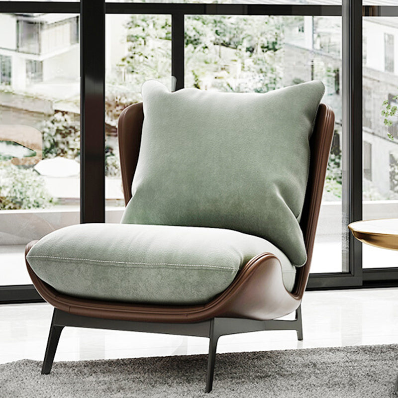 Accent Chair 26.37" L x 30.70" W x 29.52" H Armless Tufted Lounge Chair