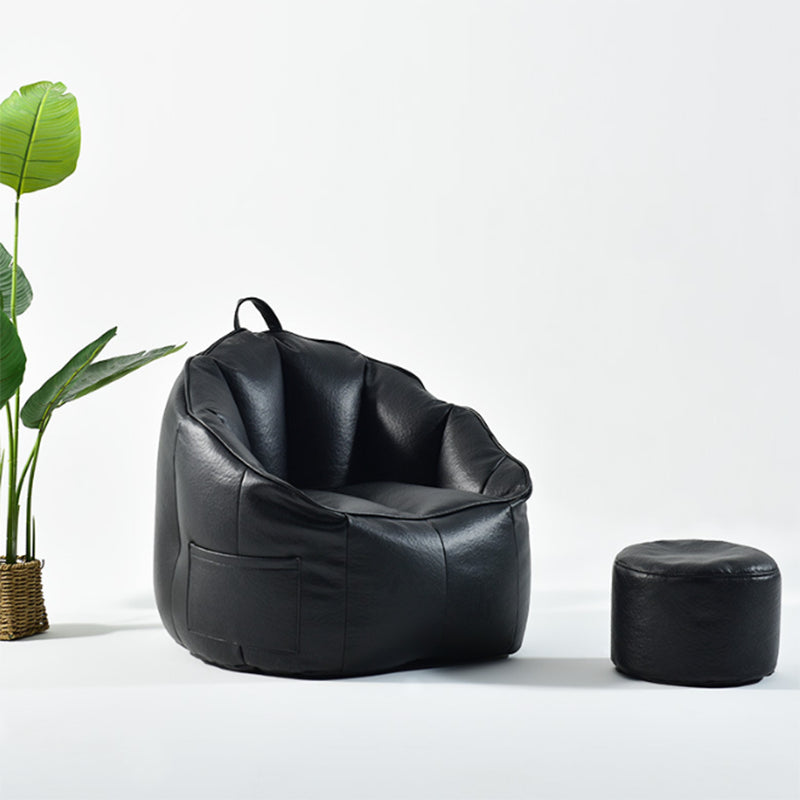 29.5 Wide Armchair Velvet Modern Accent Armchair with Ottoman