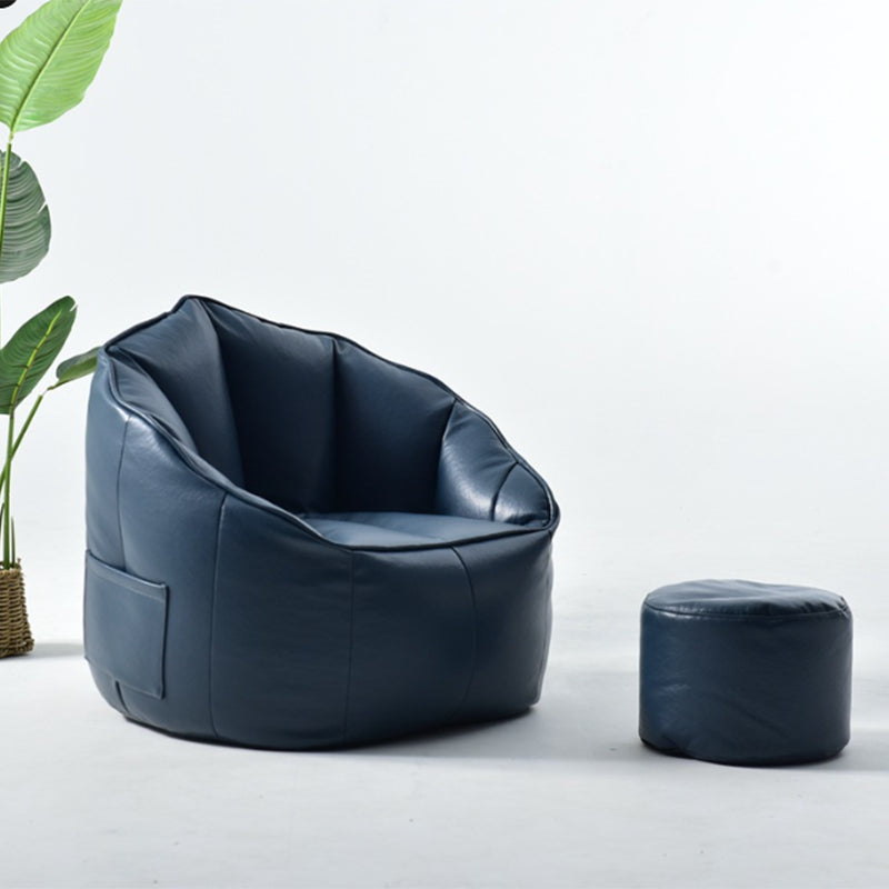 29.5 Wide Armchair Velvet Modern Accent Armchair with Ottoman