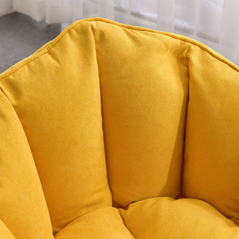 29.5 Wide Armchair Velvet Modern Accent Armchair with Ottoman