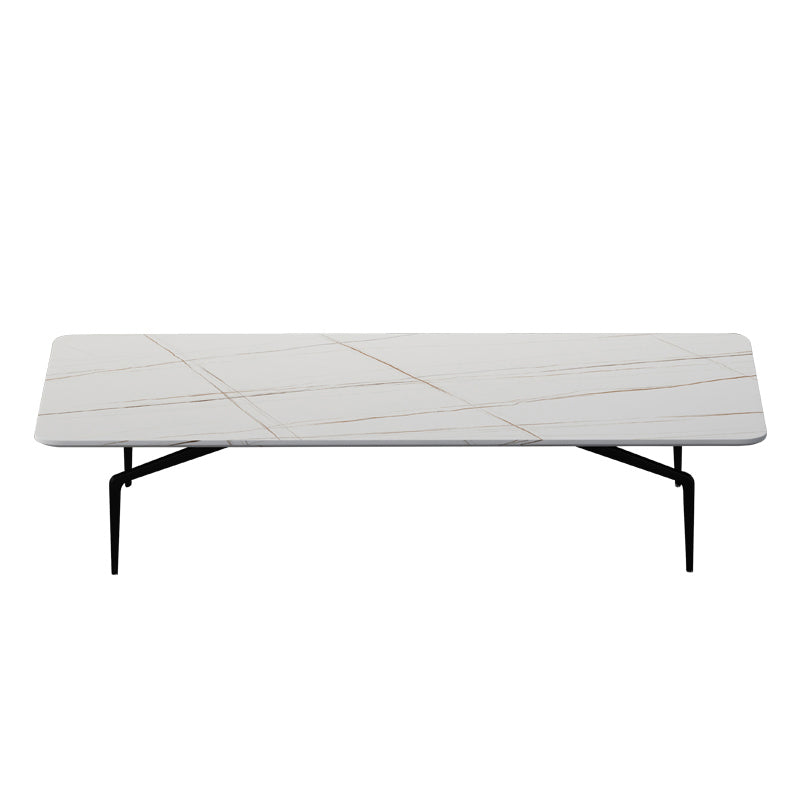 Modern Style Cocktail Table Rock Slate Top Rectangular & Oval Coffee Table