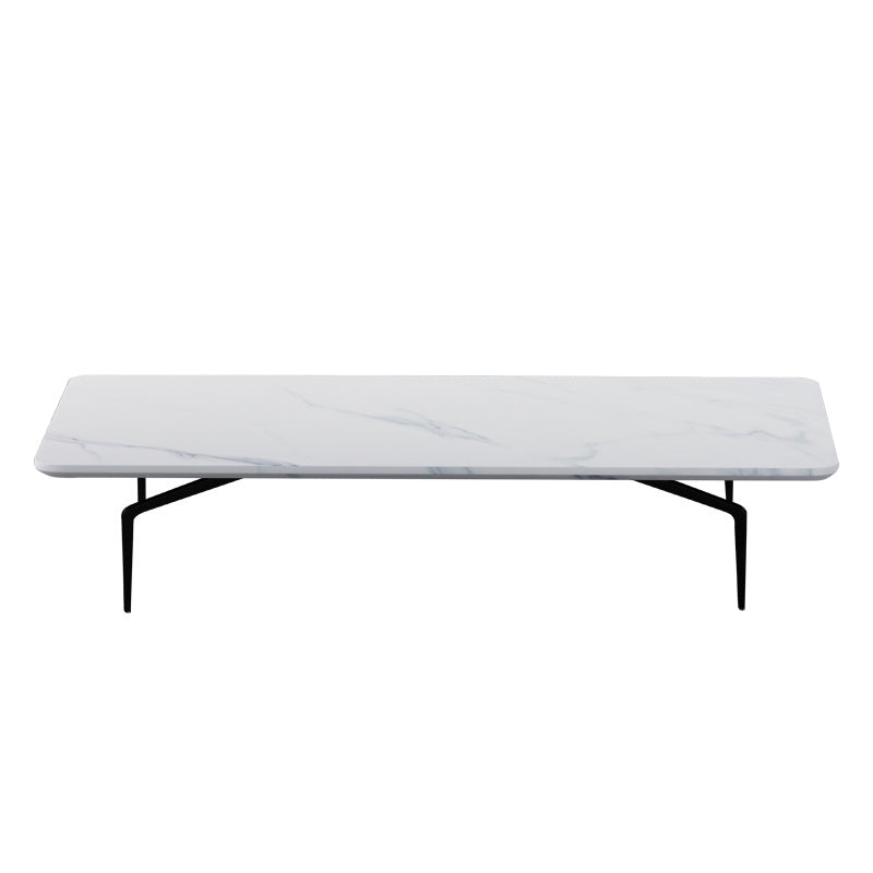 Modern Style Cocktail Table Rock Slate Top Rectangular & Oval Coffee Table
