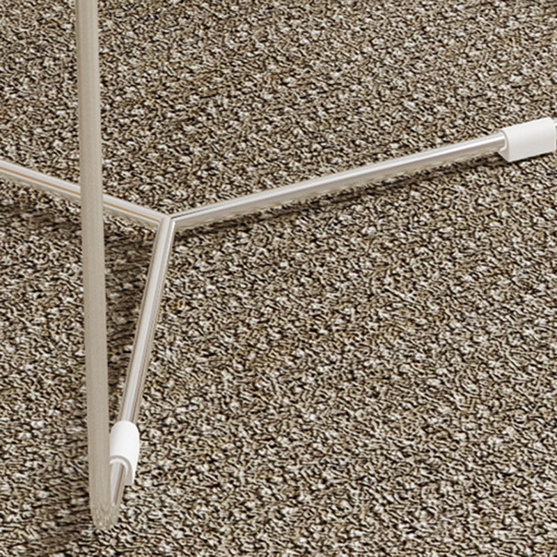 Tempered Glass Round Top 2 Nesting Table Metal Frame Base Cocktail Table