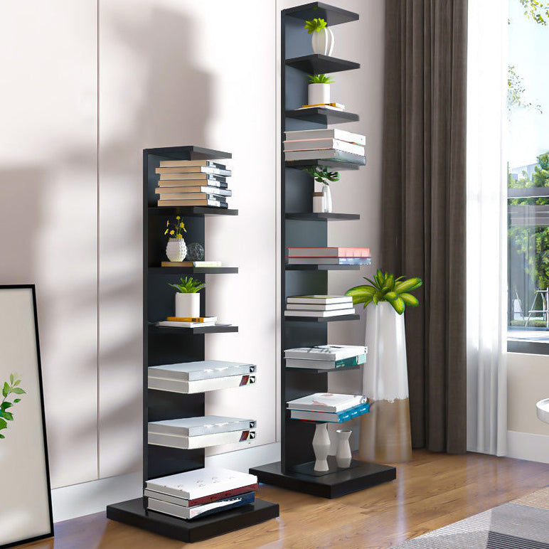 13.78"W Bookcase Contemporary Style Invisible Bookshelf for Home Office