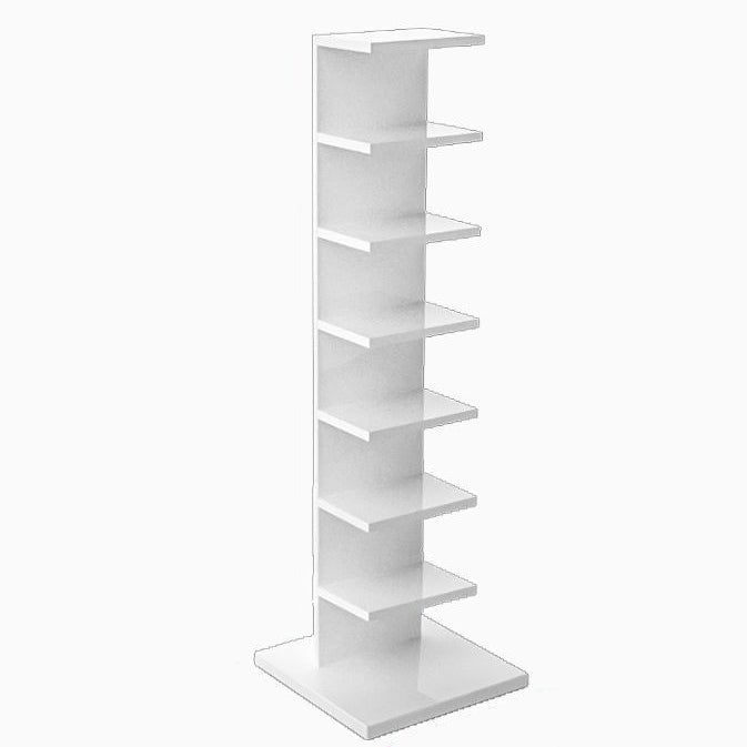 13.78"W Bookcase Contemporary Style Invisible Bookshelf for Home Office