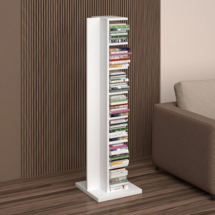 13.78"W Bookcase Contemporary Style Invisible Bookshelf for Home Office
