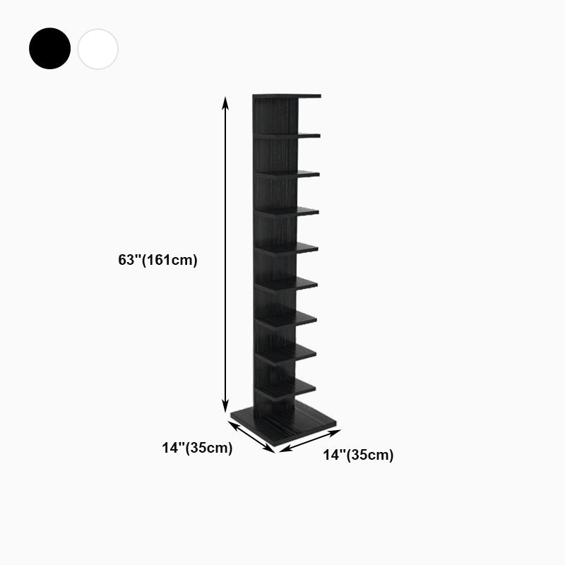13.78"W Bookcase Contemporary Style Invisible Bookshelf for Home Office