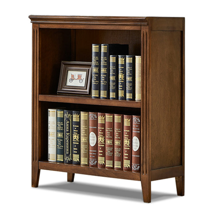 Solid Wood Standard Bookcase Modern Home Bookshelf with Rectangle Shelves