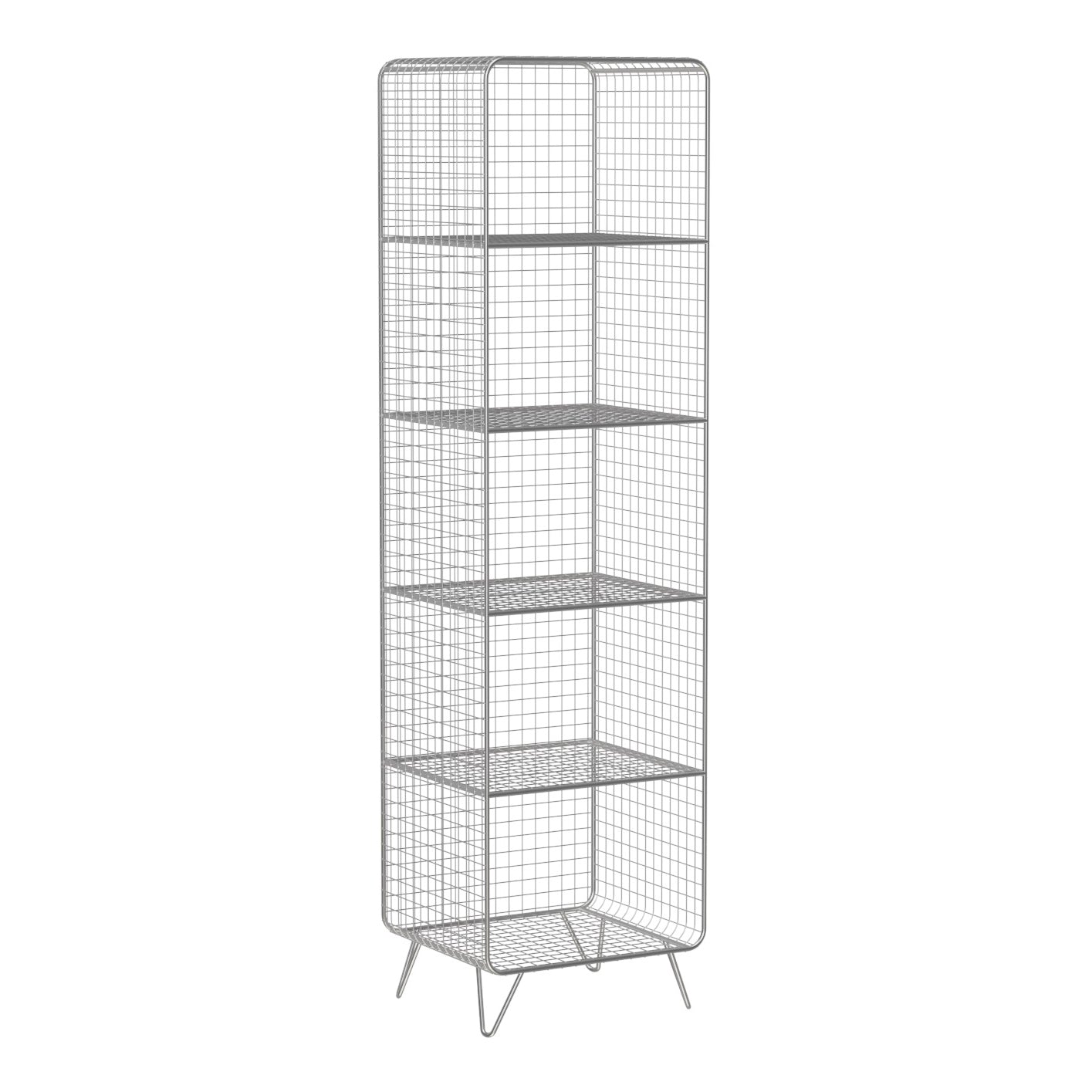 Modern Style Bookshelf Standard Closed Back Metal Bookshelf for Home