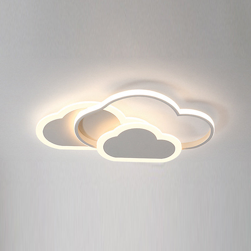 Cartoon Flush Mount LED Light Children's Bedroom Ceiling Light Fixture