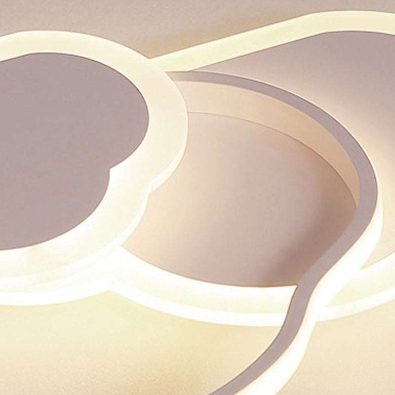 Cartoon Flush Mount LED Light Children's Bedroom Ceiling Light Fixture