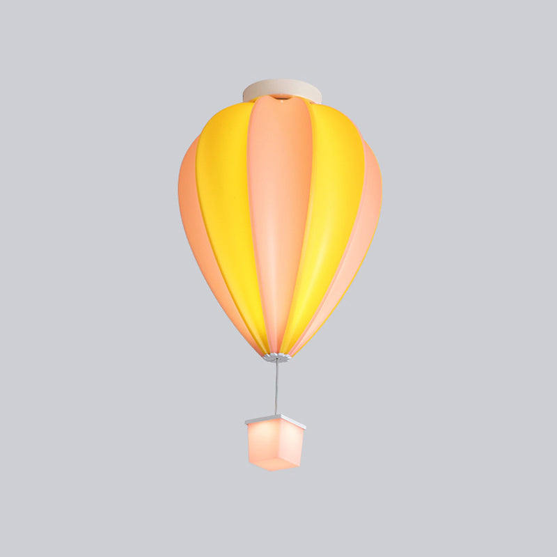 Cartoon Children's Bedroom Ceiling Light Balloon Shaped LED Flush Light Fixture