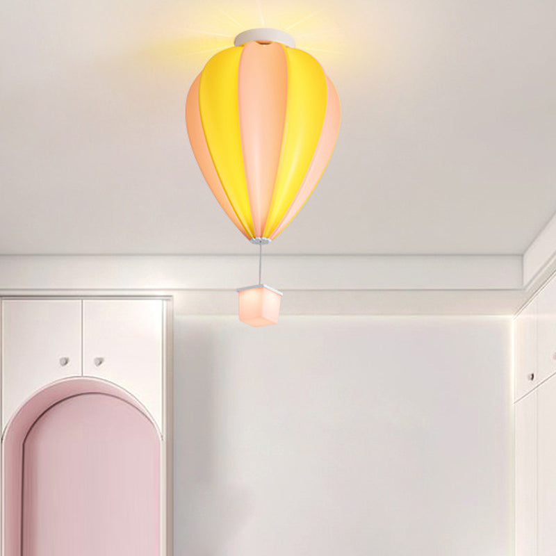 Cartoon Children's Bedroom Ceiling Light Balloon Shaped LED Flush Light Fixture