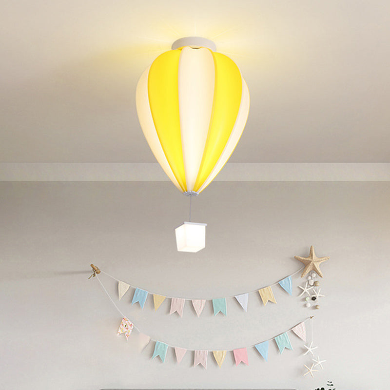 Cartoon Children's Bedroom Ceiling Light Balloon Shaped LED Flush Light Fixture