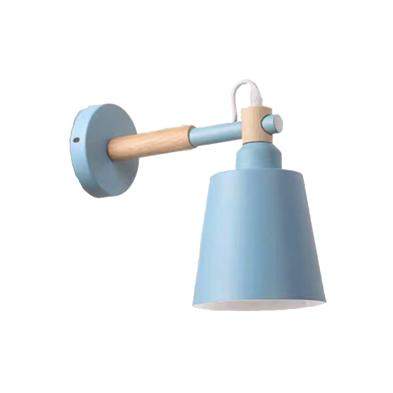 Modern Style Flared Wall Mounted Lamps Metal 1 Light Wall Lighting Ideas