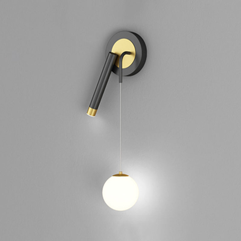 Modern Style Unique Shape Wall Sconce Metal 2 Light Wall Lighting for Bedroom