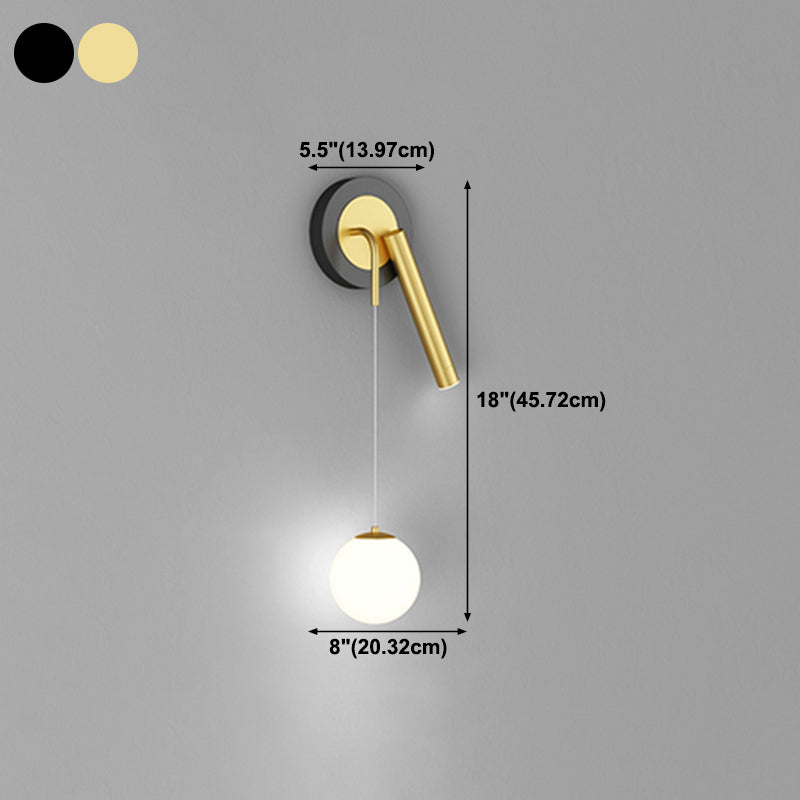 Modern Style Unique Shape Wall Sconce Metal 2 Light Wall Lighting for Bedroom