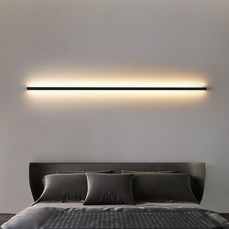 Linear Shape Metal Wall Lighting Modern 1 Light Wall Mounted Light Fixture