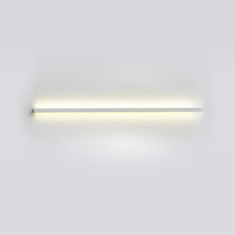Linear Shape Metal Wall Lighting Modern 1 Light Wall Mounted Light Fixture