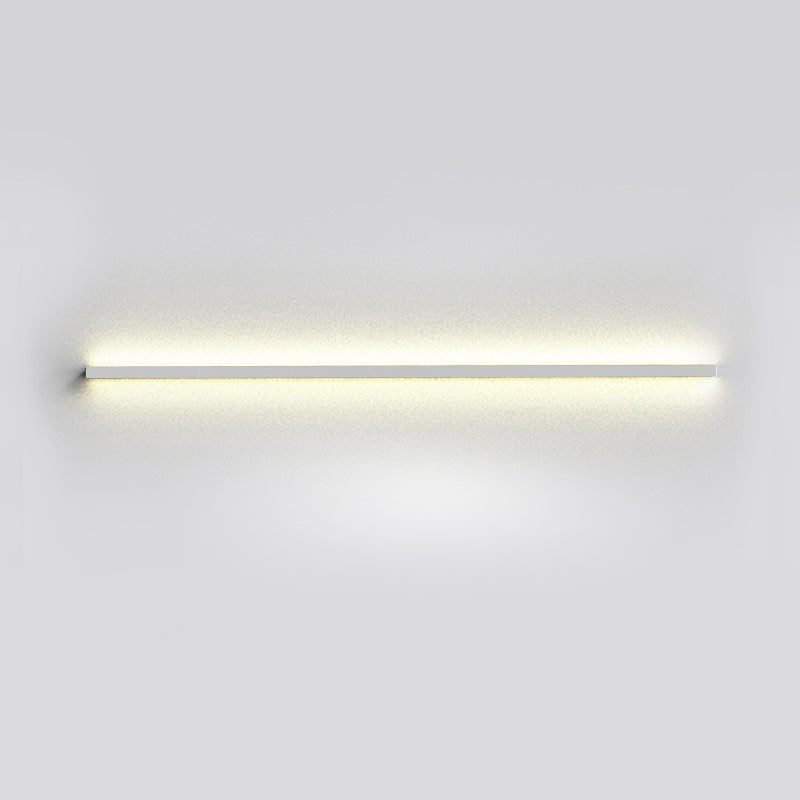 Linear Shape Metal Wall Lighting Modern 1 Light Wall Mounted Light Fixture