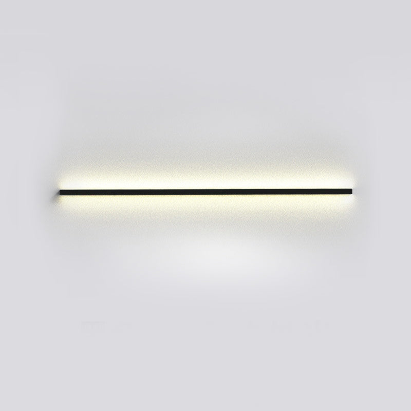 Linear Shape Metal Wall Lighting Modern 1 Light Wall Mounted Light Fixture