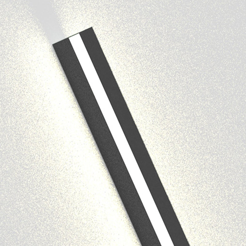 Linear Shape Metal Wall Lighting Modern 1 Light Wall Mounted Light Fixture