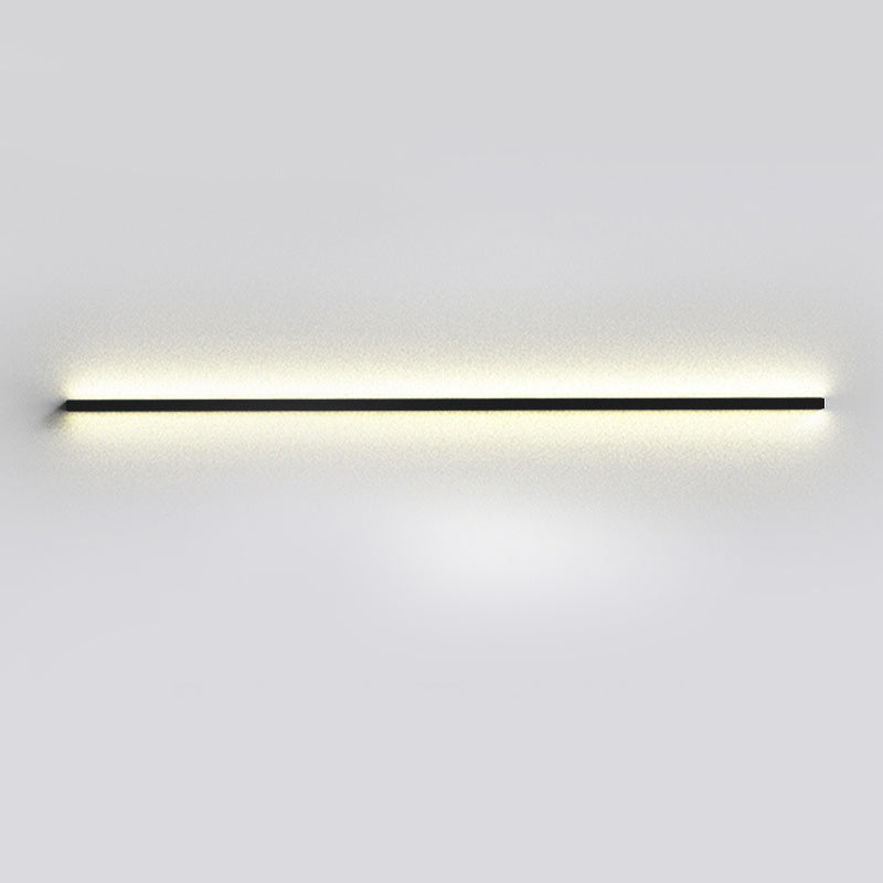 Linear Shape Metal Wall Lighting Modern 1 Light Wall Mounted Light Fixture