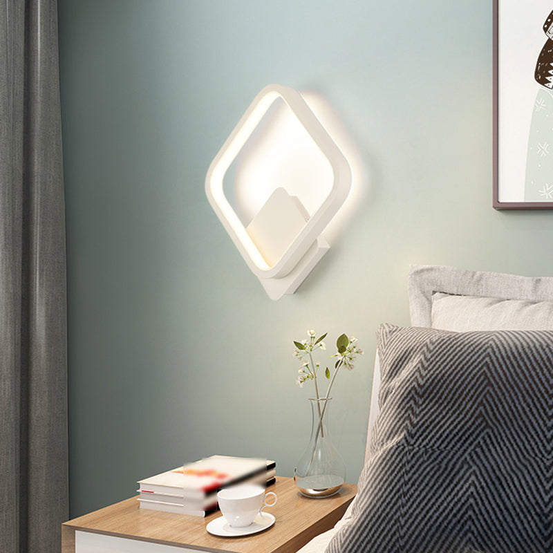 1-Light LED Wall Mount Light Modern Simple Wall Sconce Light for Living Room