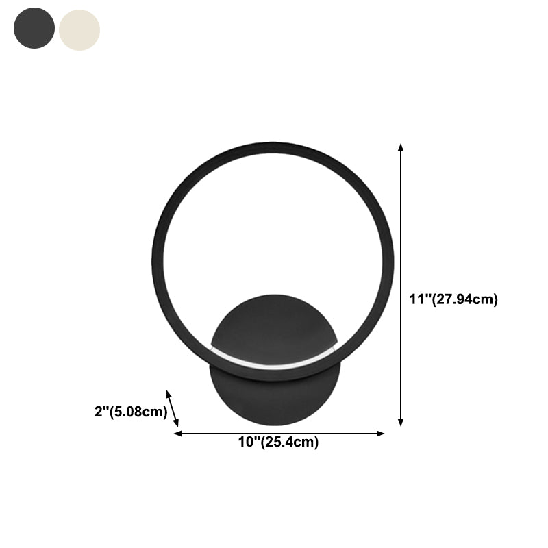 1-Light LED Wall Mount Light Modern Simple Wall Sconce Light for Living Room