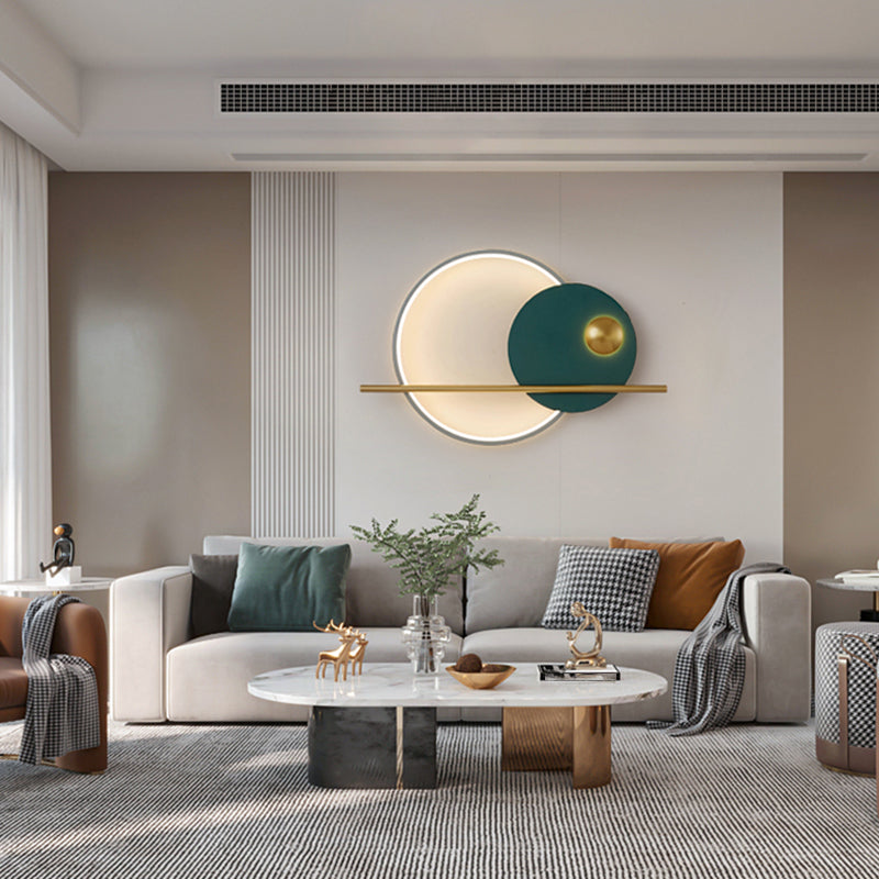 Geometry Shape Metal Wall Lights Modern Style Wall Mount Lighting