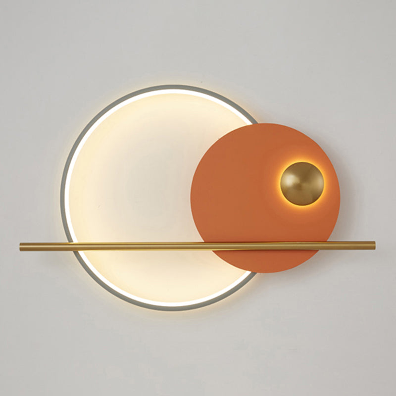 Geometry Shape Metal Wall Lights Modern Style Wall Mount Lighting
