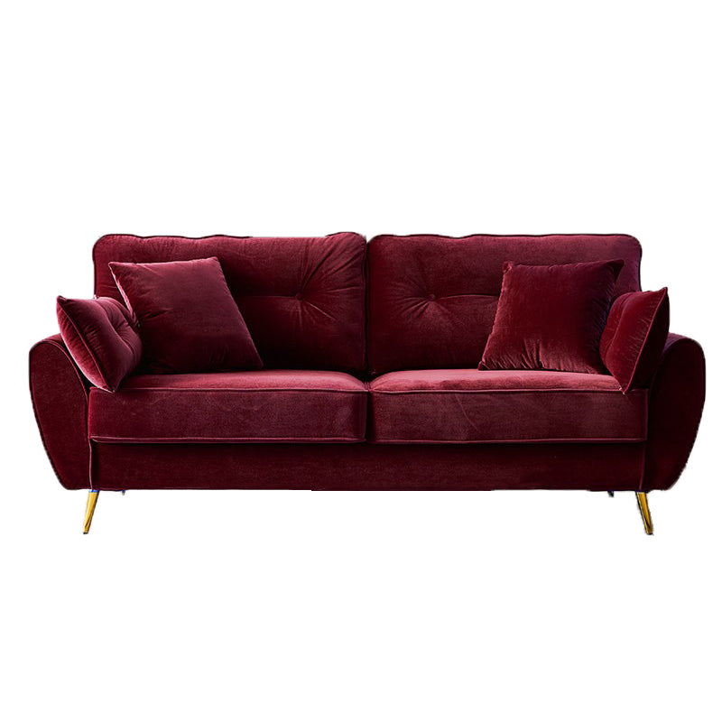 Contemporary Standard Flared Arm Sofa Convertible Sofa, 63.38" W x 35.82" D x 34.64" H