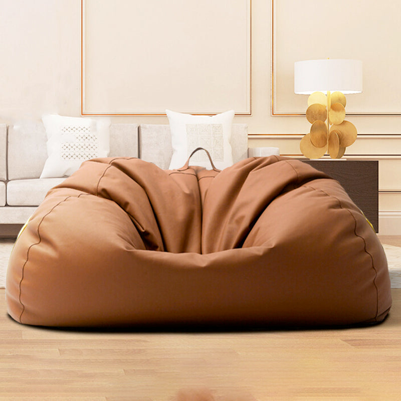 PU Arms Included Barrel Accent Chair with Fixed Back for Living Room and Bedroom