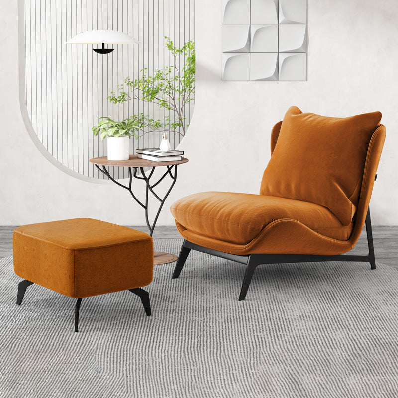 Velvet Chair 26.3" L x32.6"W x29.5"H Armless Chair for Living Room