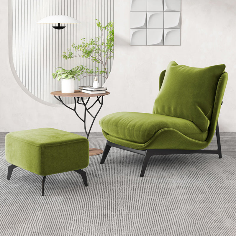 Velvet Chair 26.3" L x32.6"W x29.5"H Armless Chair for Living Room